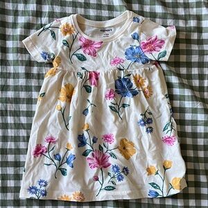 Old Navy Floral Baby Dress with Pink, Blue, and Yellow